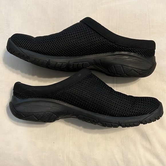 Women's Merrell Encore Breeze 3 Mesh Clogs Slip on Shoes J598434 Black Size 9 - Picture 3 of 6